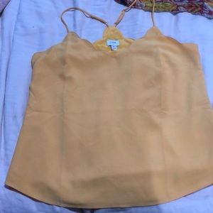 NWOT J. Crew scalloped cami top size 10